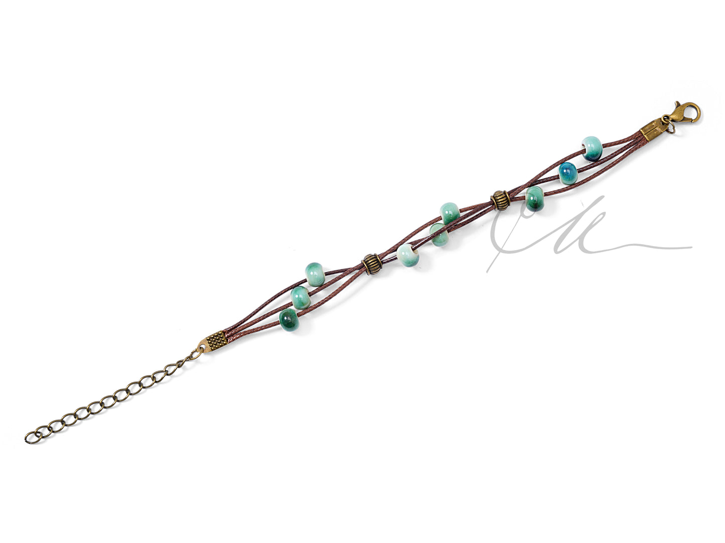 Ayra | Handmade Multi-Strand Ceramic Bead Bracelet