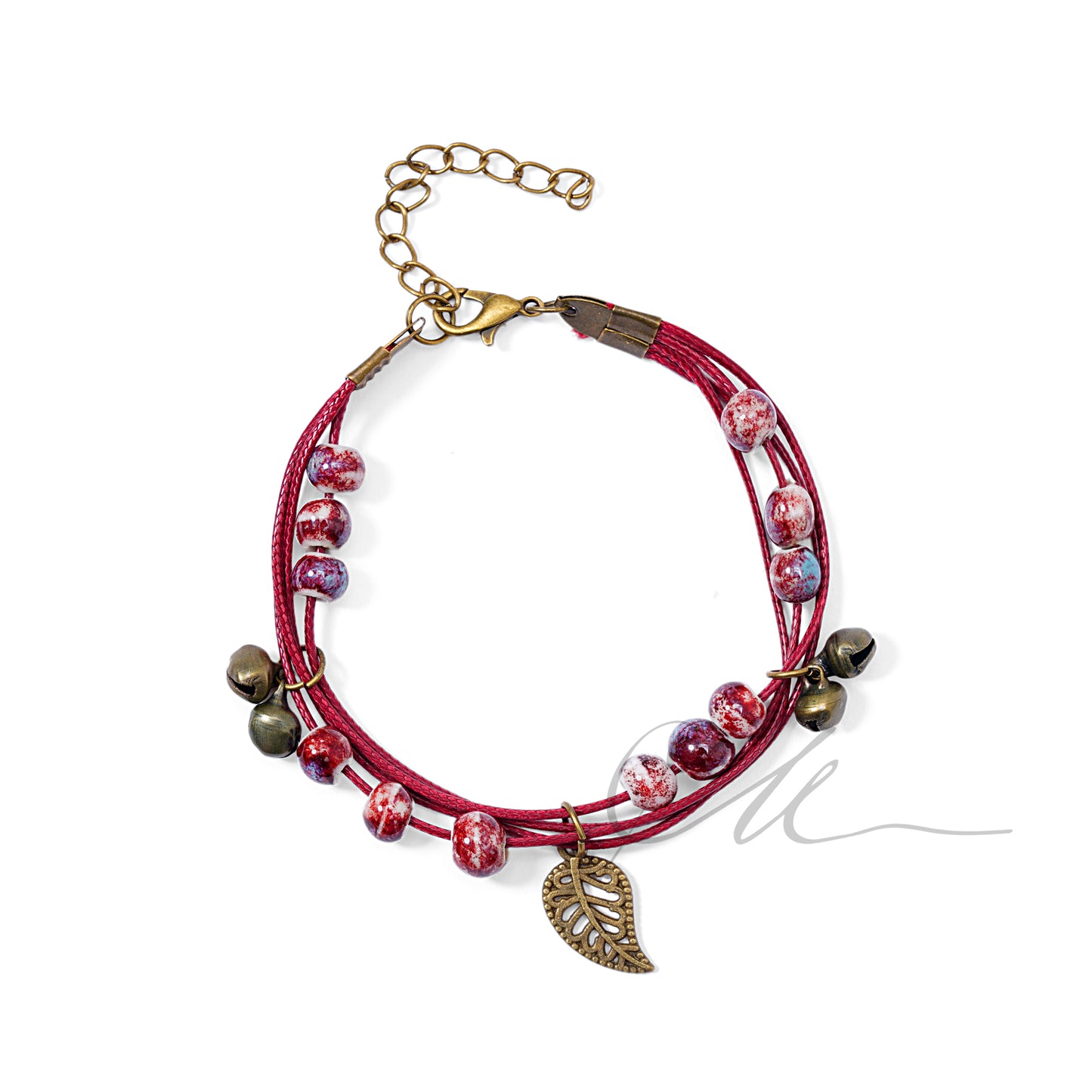 Bellia | Ceramic & Alloy Bracelet – Where Leaves Rest Together